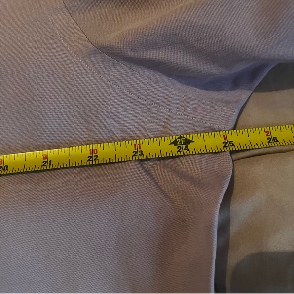 Polo Ralph Lauren Shirt Mens 16.5 Long Sleeve Cotton Custom Fit Purple - Picture 6 of 7